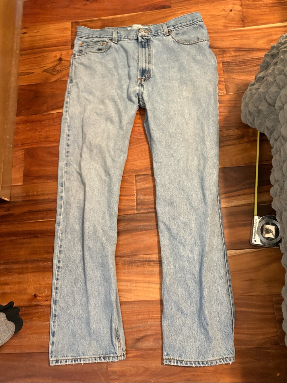 Levi’s 505 Regular Fit Jeans  Light Wash Straight Leg Vintage Y2K (1462)